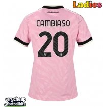 Juventus Andrea Cambiaso #20 Replica Away Shirt Ladies 2026-27 Short Sleeve